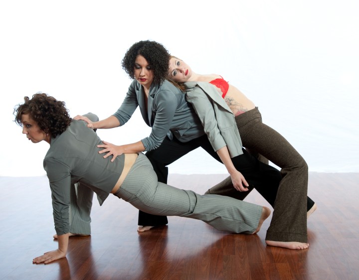 Murphy/Smith Dance Collective's Jamie Erin Murphy, Laura Warnock,and Renee Danielle Smith in "I am Woman". Photo by Bill Shirley.