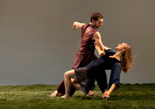 Brent Luebbert and Kaitlin Dann in Attack Theatre's Soap Opera. Photo by Martha Rial