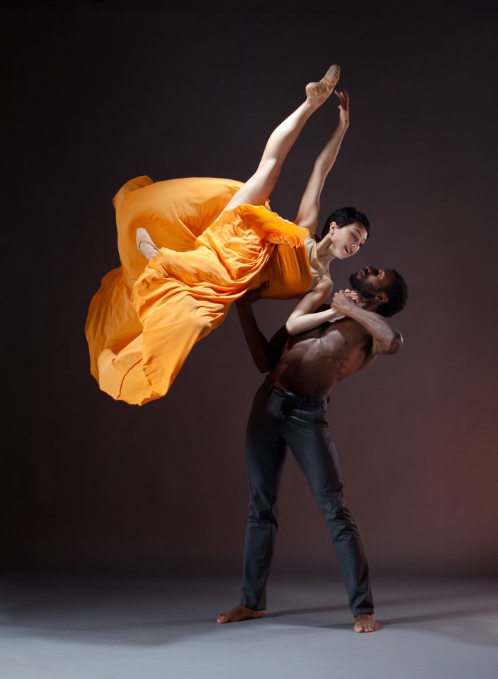 BalletX dancers Allison Walsh and William Cannon. Photo by Alexander Iziliaev.