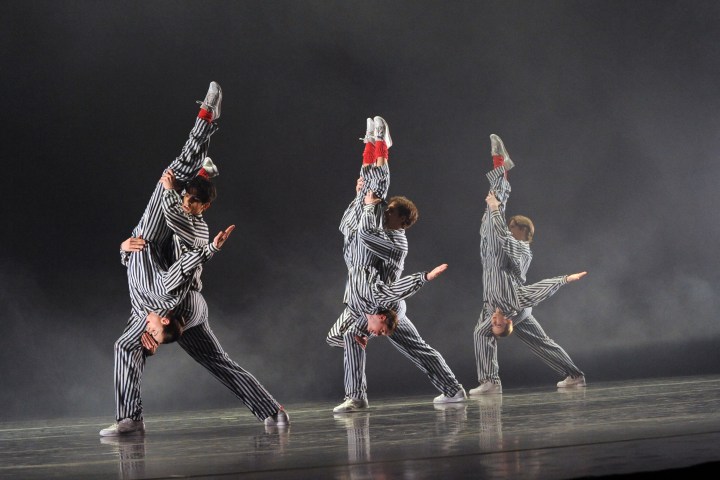 PBT dancers in Twyla Tharp's "In the Upper Room". Photo by Rich Sofranko.