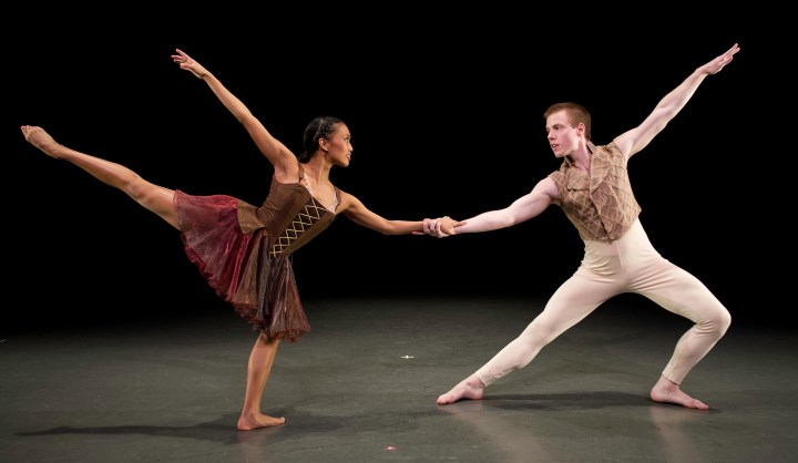 CDC dancers in David Parsons' “Wolfgang”. Photo by Jeff Swensen.