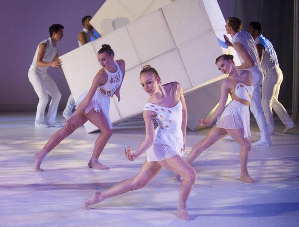 Grand Rapids Ballet dancers during dress rehearsal for 'A Midsummer Nights Dream' by choreographer Olivier Wevers.  Photo by Chris Clark/MLive.com