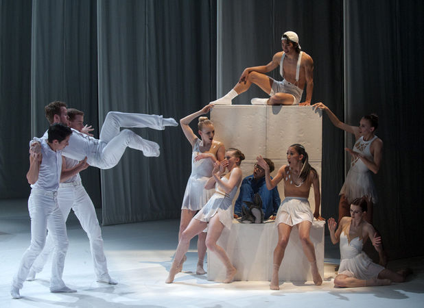 Grand Rapids Ballet dancers during dress rehearsal for 'A Midsummer Nights Dream' by choreographer Olivier Wevers.  Photo by Chris Clark/MLive.com