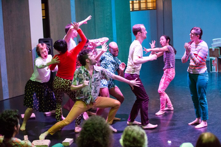 Last year's work-in-progress showing of "The Ubiquitous Mass of Us". Photo by Mark Simpson.