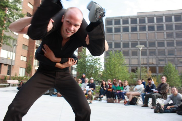 Attack Theatre's Dane Toney and Liz Chang. Photo courtesy of Attack Theatre.