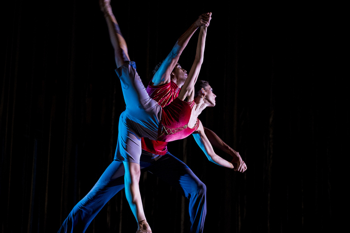 Addul Manzano and Anna Gerberich in Sasha Janes' "Chaconne". Photo by  Rachael Le Goubin.