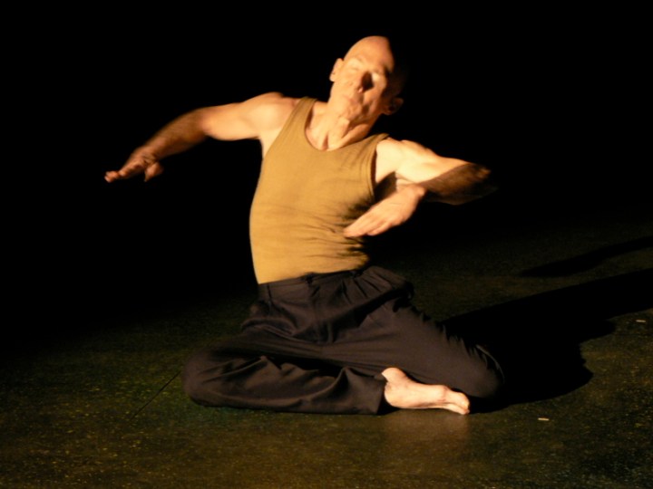 Mark Conway Thompson in "Icarus".  Photo by Linda Wallen.  