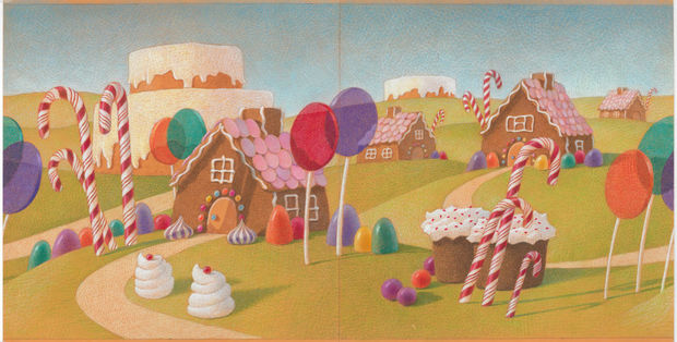 Illustration by Chris Van Allsburg for Grand Rapids Ballet's "The Nutcracker."