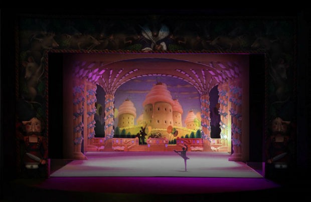 Illustration by Chris Van Allsburg for Grand Rapids Ballet's "The Nutcracker."