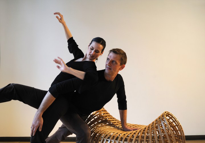 Michele de la Reza and Peter Kope of Attack Theatre. Photo by Martha Rial .