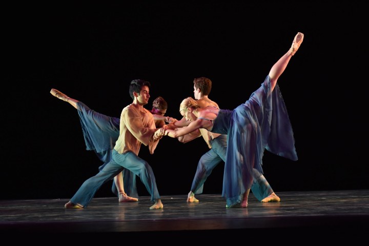 Neos Dance Theatre & Cleveland Ballet dancers in Joseph Morrissey’s “Suite for Strings." Photo by Mark Horning. 