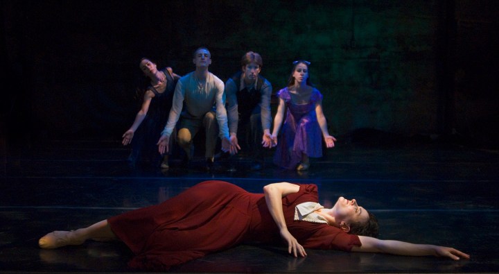 Archival image from the original cast of September 12, 2008 at The Ice House, Akron, featuring Felise Bagley, Kelly Brunk, Damien Highfield, Amy Miller and Sarah Perrett.