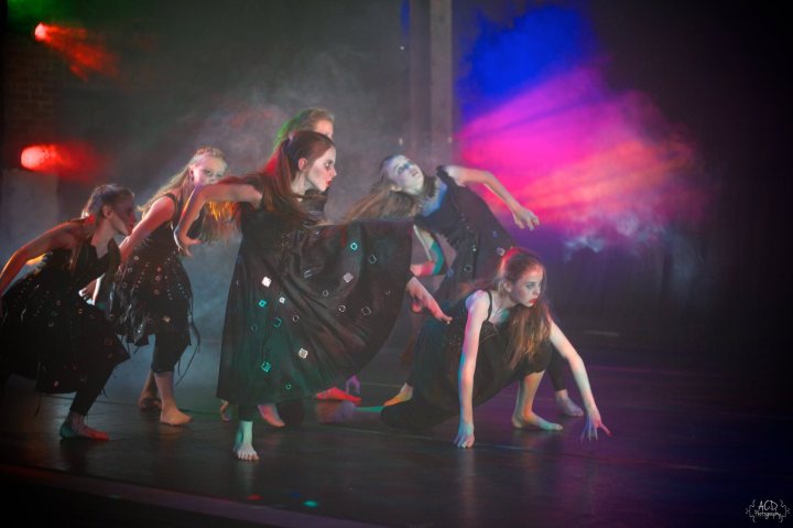 LEB Student dancers in Robert Wesner's "Count …The Legend of Dracula ."