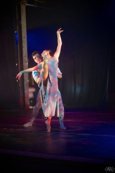 (L-R) Francisco Aguilar and Izabelly Possatto in Robert Wesner's "Count …The Legend of Dracula ."