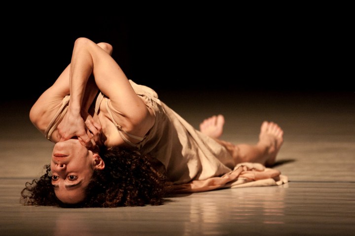 Vertigo Dance Company dancer in Noa Wertheim’s 'Reshimo.' Photo by Maayan Hotam.