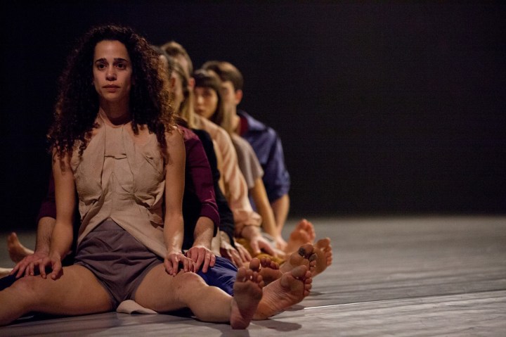 Vertigo Dance Company dancers in Noa Wertheim’s 'Reshimo.' Photo by Maayan Hotam.
