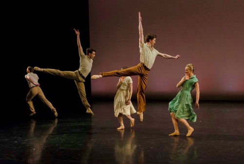 Levi Teachout, Nathan Young, and Adriana Wagenveld in James Sofranko's The Sweet By and By. Photo by Scott &amp; Kate Rasmussen 500px