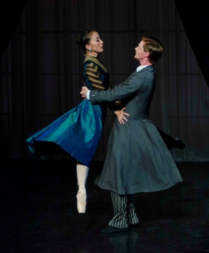 Yuka Oba and Nathan Young in Val Caniparoli's Ibsen's House. Photo by Ray Nard. 500px